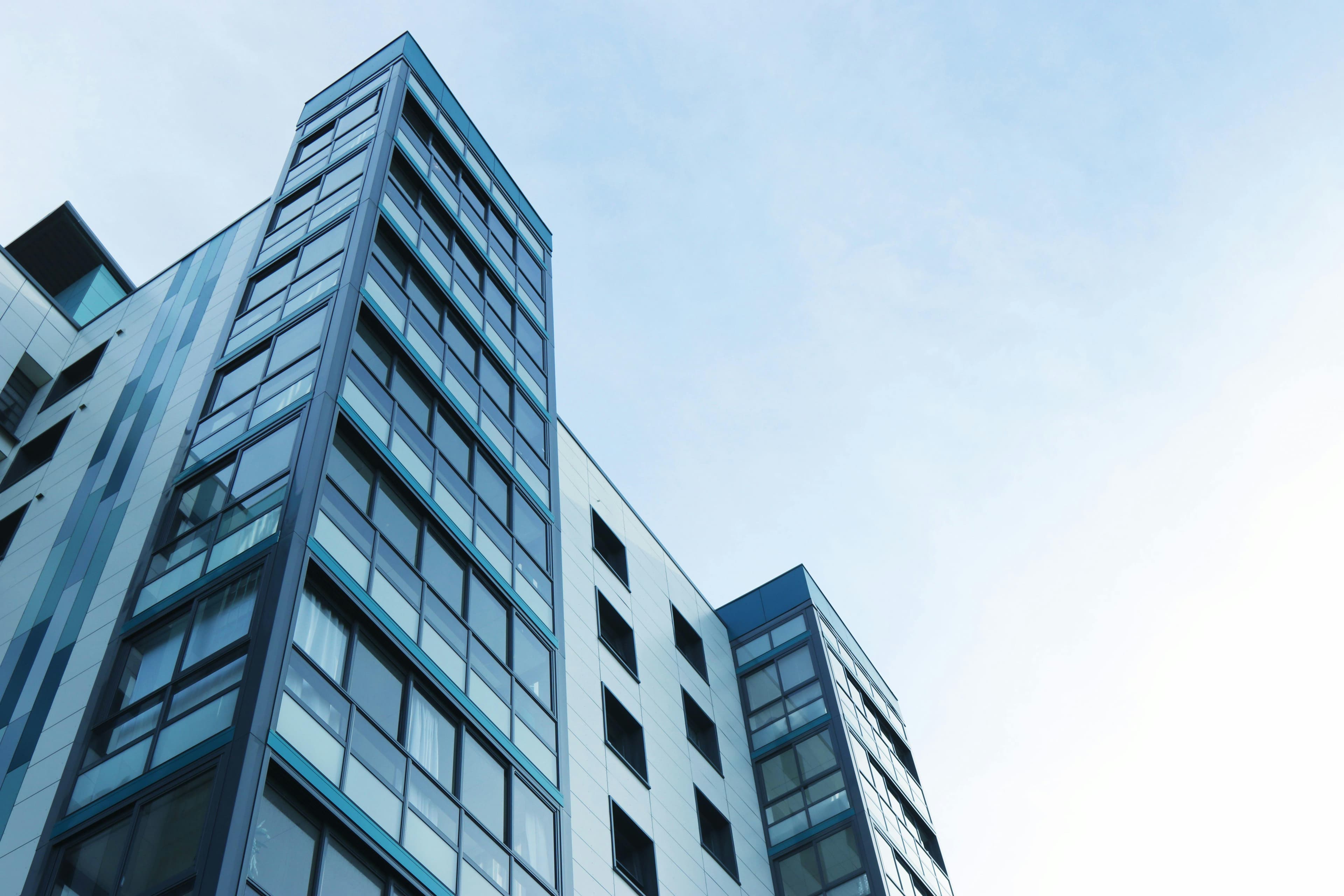 Modern city skyline with real estate development